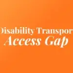 Disability Transport Access Gap